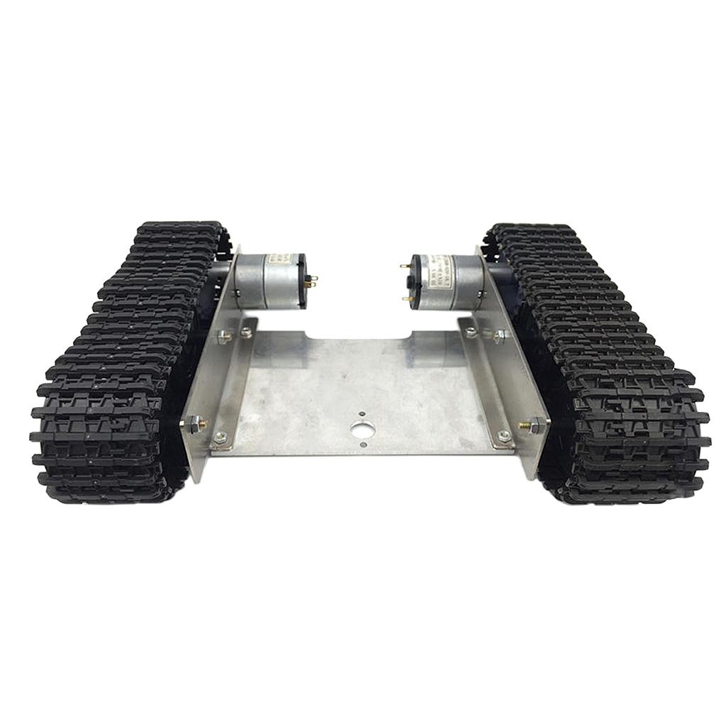 Aluminiumlegierung Starker Motor Tankauto Fahrgestell Raupenketten Kit Lernspielzeug