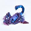 3D Printed Scorpion Figurine Movable Joints Simulation Scorpion Figure Articulated Animal Model Toy Home Office Bookshelf Desktop Decoration Ornament