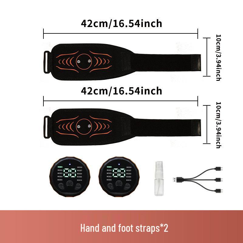 EMS Muscle Stimulator Abdominal Exerciser Waist Belt for Full-Body Fitness and Strength Training.