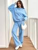 Women's 2-Piece Casual Warm Lined Hoodie & Pants Autumn/Winter Sports Set
