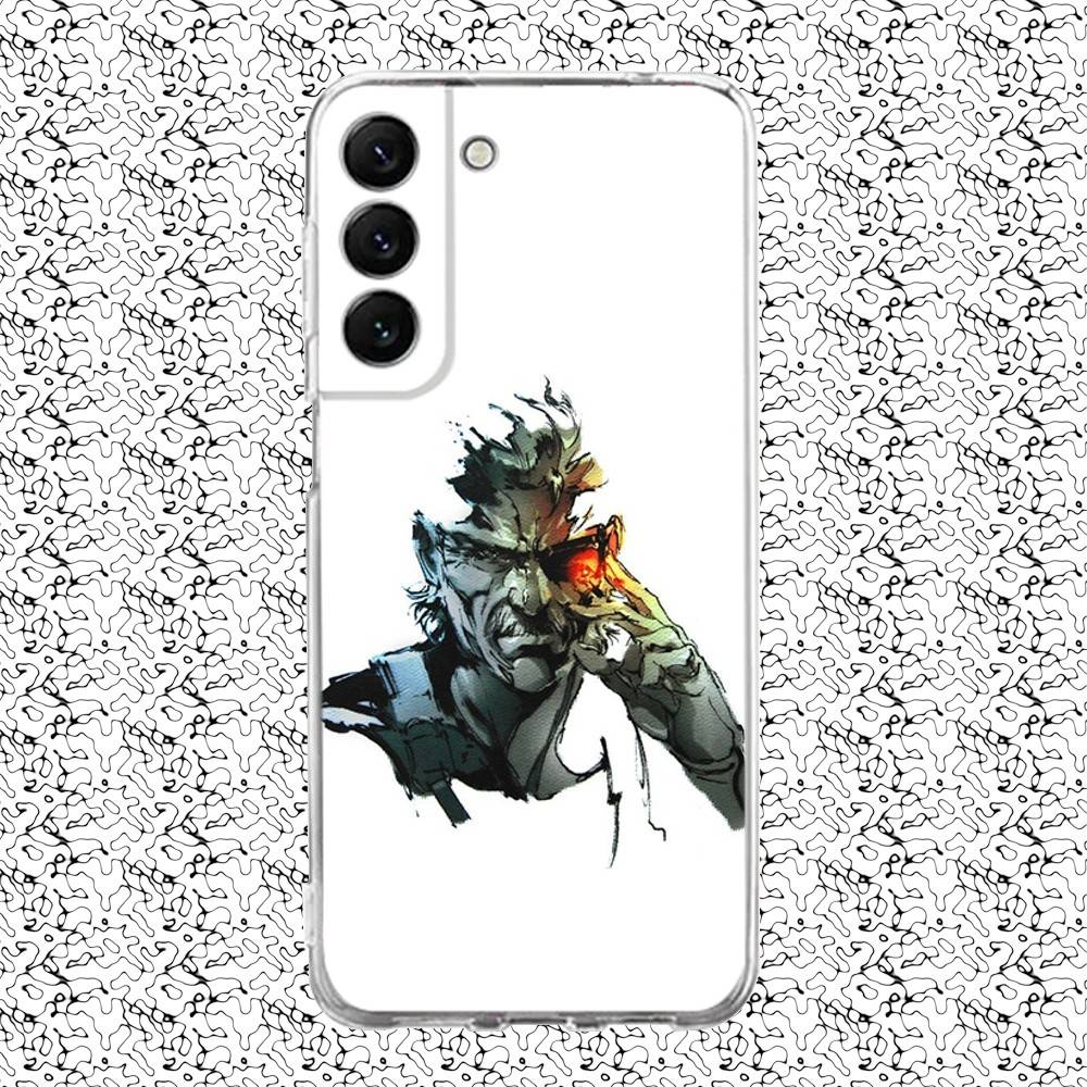 

Game Metal Gear Solid Phone Case For Samsung S24,30,21,22,23,20 FE,lite,PIus,Ultra,5G,Note,9,10 Transparent Cover SamsungS10lite2019