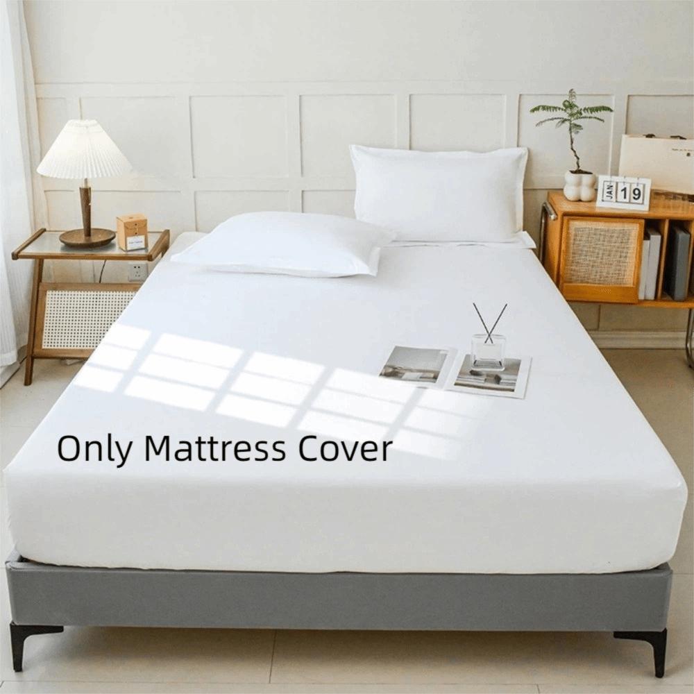 Non-slip Solid Color Mattress Cover Skin-friendly Urinary Barrier Bed Sheet Bed Cover  Elderly