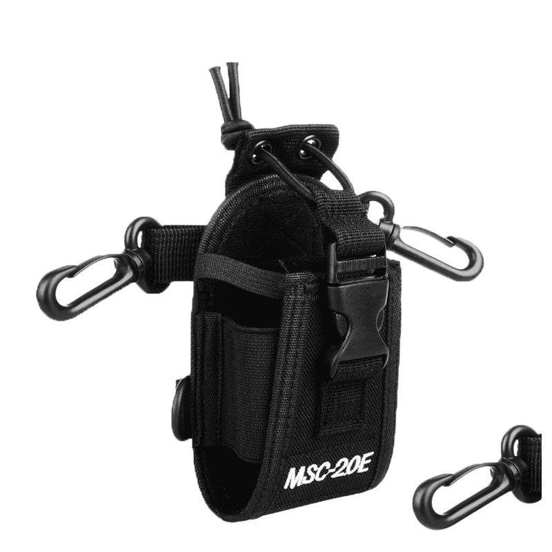 1 Set Waist Bag Holder Pocket Msc-20E Tactical Molle Radio Walkie Talkie Pouch Interphone Holster Carry Bag For Hunting Camp