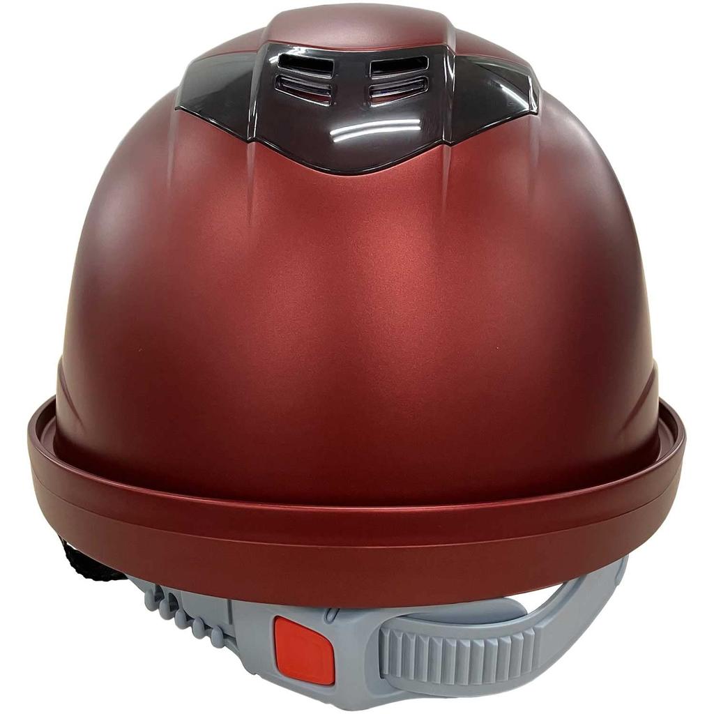 TOYO SAFETY Metallic Matte 391FSMMRD Helmet, Red, No.