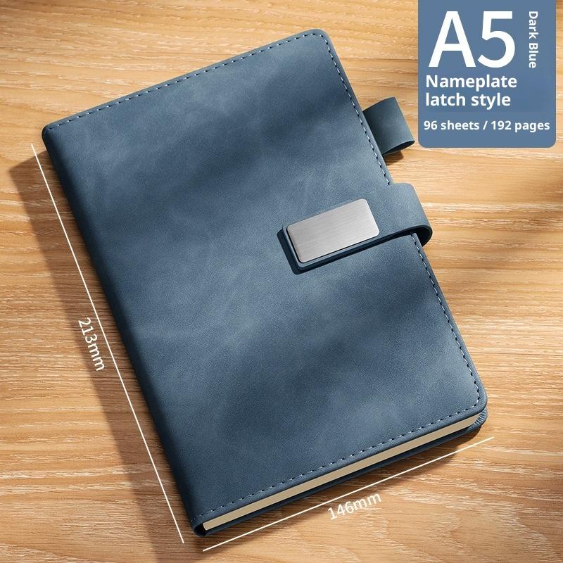 Vintage A5 Leather Notebook With Personalized Soft Cover For Business Meetings And College Life