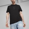 Puma Ferrari Race Big Shield Logo Casual Sports Straight Cut Round Neck Short Sleeve T-Shirt Men Tops Black 623806-01