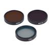 3 st Drönarfilterset Ram av aluminiumlegering Optiskt glas HD-belagt Repskyddande CPL ND16 ND8-filter