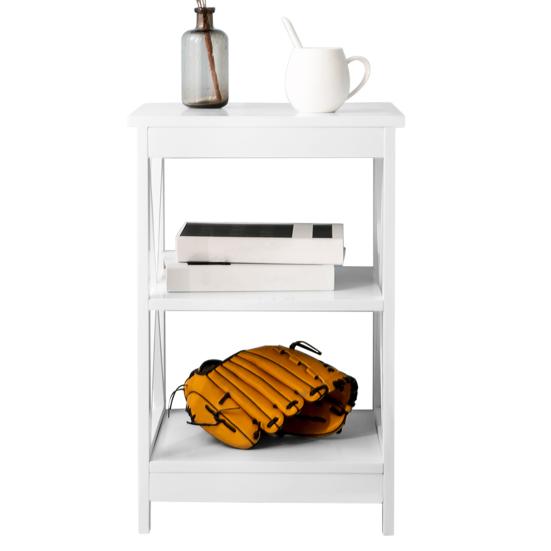 3 Layers Bedside Table Cabinet Storage Rack Shelf Living Room/Bedroom Furniture