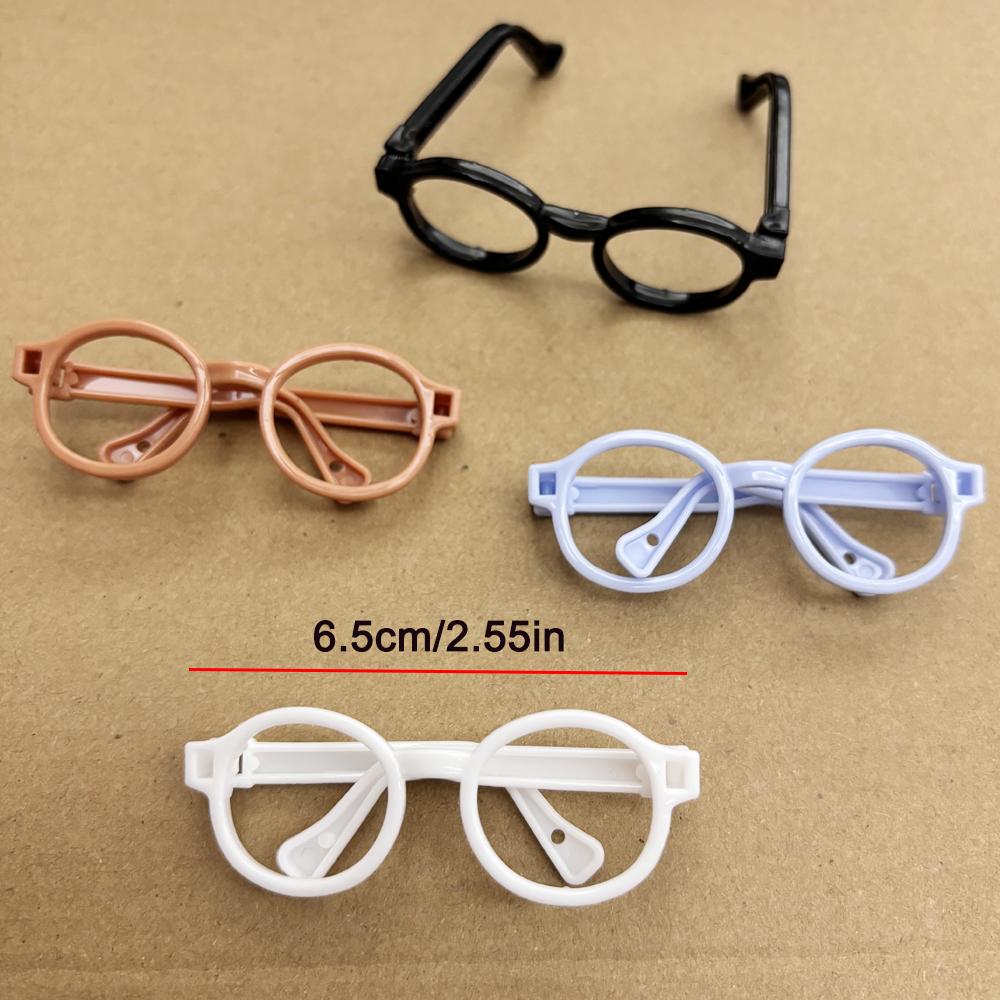 6pcs 17cm/6.69in Set Fashion Cute Clothes Clothing Glasses Pairs Shoes Collector Toys Doll Accessories LABUBU for dolls 2 Entertaining Play Safe