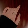 Elegant Adjustable Plain Band Ring for Women - Creative Luxury Design, Perfect for Index Finger and Versatile Style.