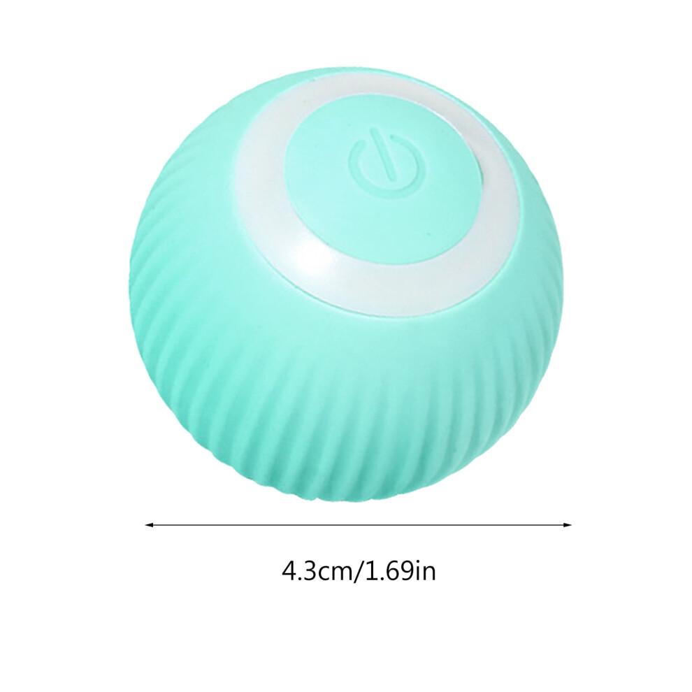 for Smart Interactive Cats Toy Newest Version 360 Degree Rotating USB Recharging Build-in Led Light 1.7 Inc