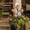 Ground Stake Hummingbird Feeder Ceramic Hummingbird Nectar Station  Patio Flower Bed
