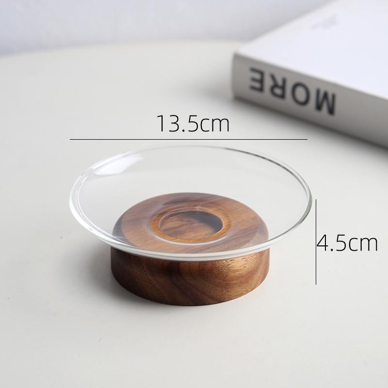 Glass Fruit Plate High Footed Dessert Plate Pastry Plates Snack Bowl Candy Dish Display Stand Cake Stand Dried Fruit Plates Tray
