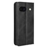For Google Pixel 8a Phone Case Retro PU Leather Cell Phone Cover Wallet