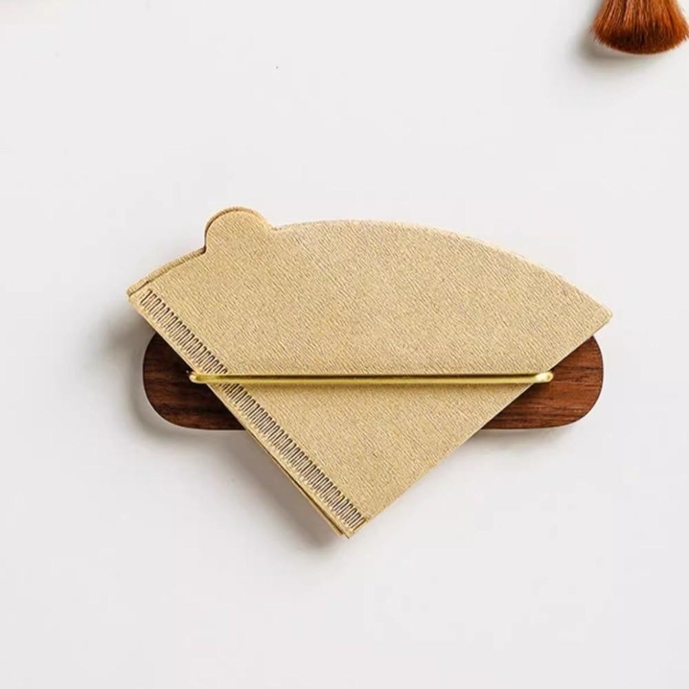 Wooden Coffee Filter Holder Wall-mounted Filter Storage Stand Table Napkin Holder  Kitchens