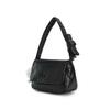 New FILA ORIGINALE Synthetic Leather Shoulder Bag Regular Women's Jet Black F13W549165FBK