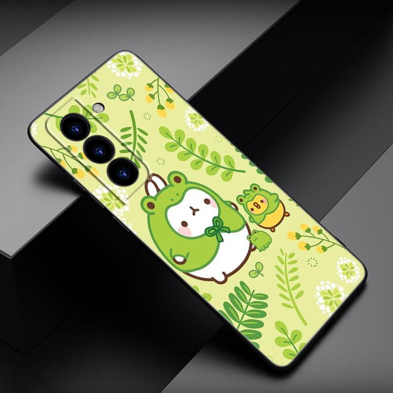 Husă de telefon drăguță din desene animate estetică avocado pentru Samsung Galaxy S22 Pro S21 S20 FE Ultra S10 Lite S10 S10E S9 S8 Plus husă neagră
