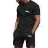 Zomerpak Sportkleding Heren Fitnesspak Sportpak T-shirt met Korte Mouwen + Korte Broek Sneldrogend 2-delige Sets