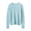 Women's Solid Color Cashmere Round Neck Loose Pullover Base Layer Sweater