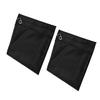 2PCS Horse Training Flag Abrasion Resistant Portable Equestrian Nylon Training Flag for Activity Entertainment Black