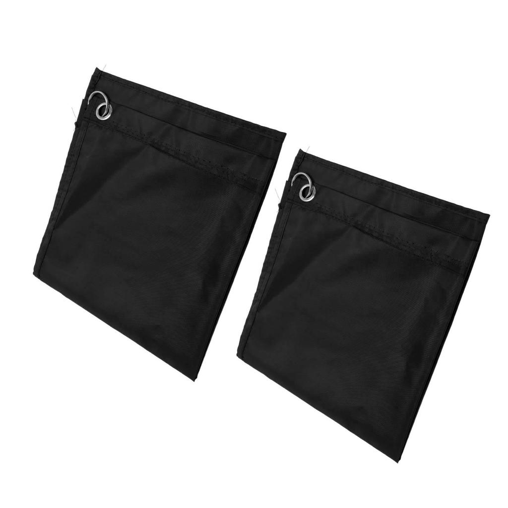 2PCS Horse Training Flag Abrasion Resistant Portable Equestrian Nylon Training Flag for Activity Entertainment Black