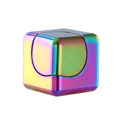 Square Decompression Spinning Top Dice Cube Anti-Anxiety Fingertip Toys Hand Figets Spinner Early Learning Vent Toys Flipo Flip