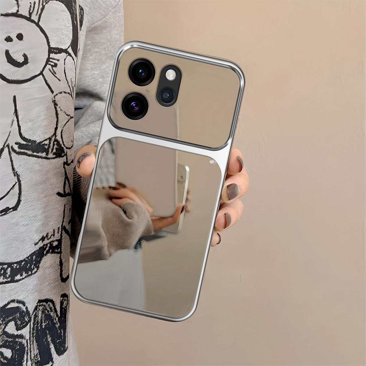 Case for OPPO Reno15 Pro Max 5G,Reno15 Pro 5G,Reno15 F 5G,Reno14 F 5G Trending Big Window Cover Mirror Phone Casing OPPO Reno15 Pro Max 5G
