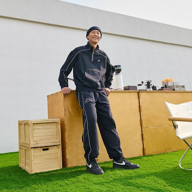 Nike Air Force One Men's Flat Running Shoes  Spring Rubber Outsole NIKE AIR FORCE 1 FZ0627