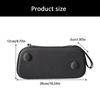 Hard Shell Travel Pouch for Handheld Game Console, Black Carry Holder for Daily Use with 26 X 12 X 5 Cm Size Reference and Simple Carry