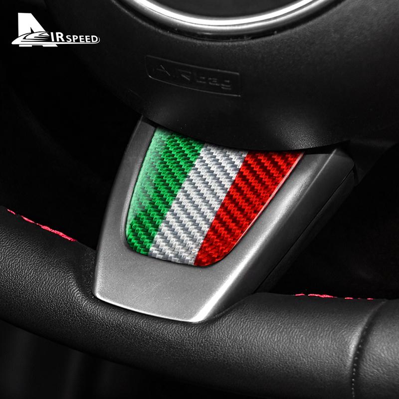 Real Hard Carbon Fiber Steering Wheel Bottom Cover for Fiat 500 Abarth 595 2012 2013 2014 2015 Car Interior Trim Accessories