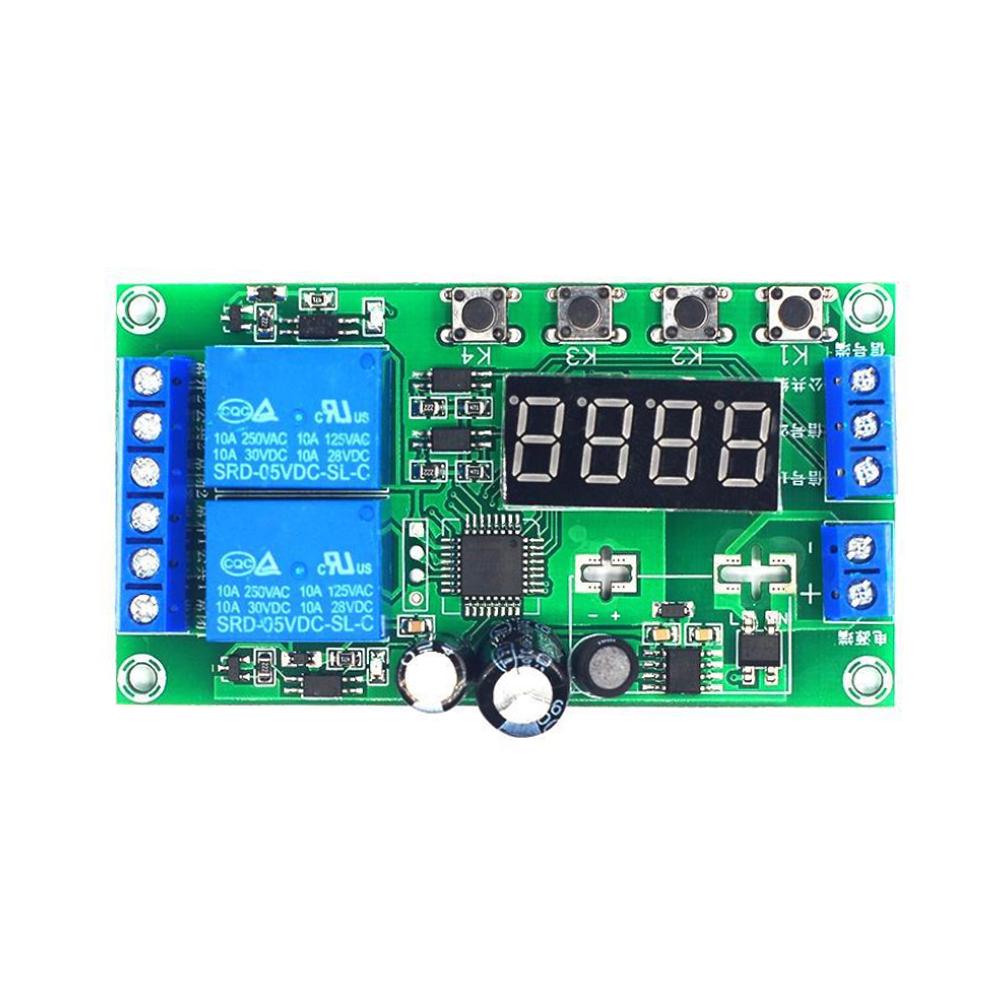 YF-7 Dual-Channel Delay Relay Module Pulse Trigger Cycle Timer 0.01s-999m 7-30V Delay Relay Switch Module