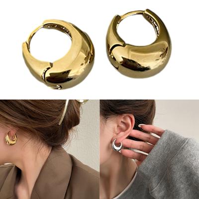 Simple Geometric Round Earrings Fashion Stud Earrings Vintage Piercing Earring Statement Jewelry Hypoallergenic