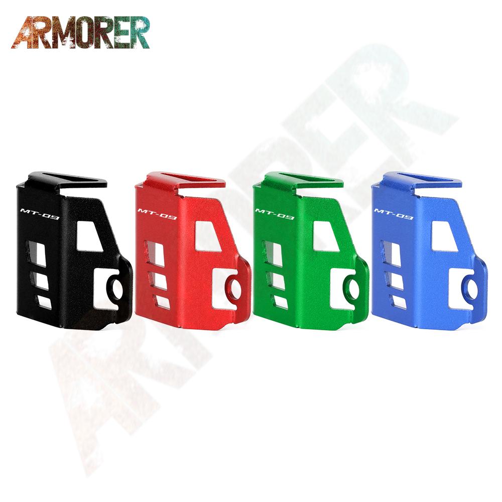 Motorcycle Accessories For YAMAHA MT09 MT 09 MT-09 FZ09 FZ 09  Rear Brake Fluid Reservoir Guard Cover Protector 2015 -