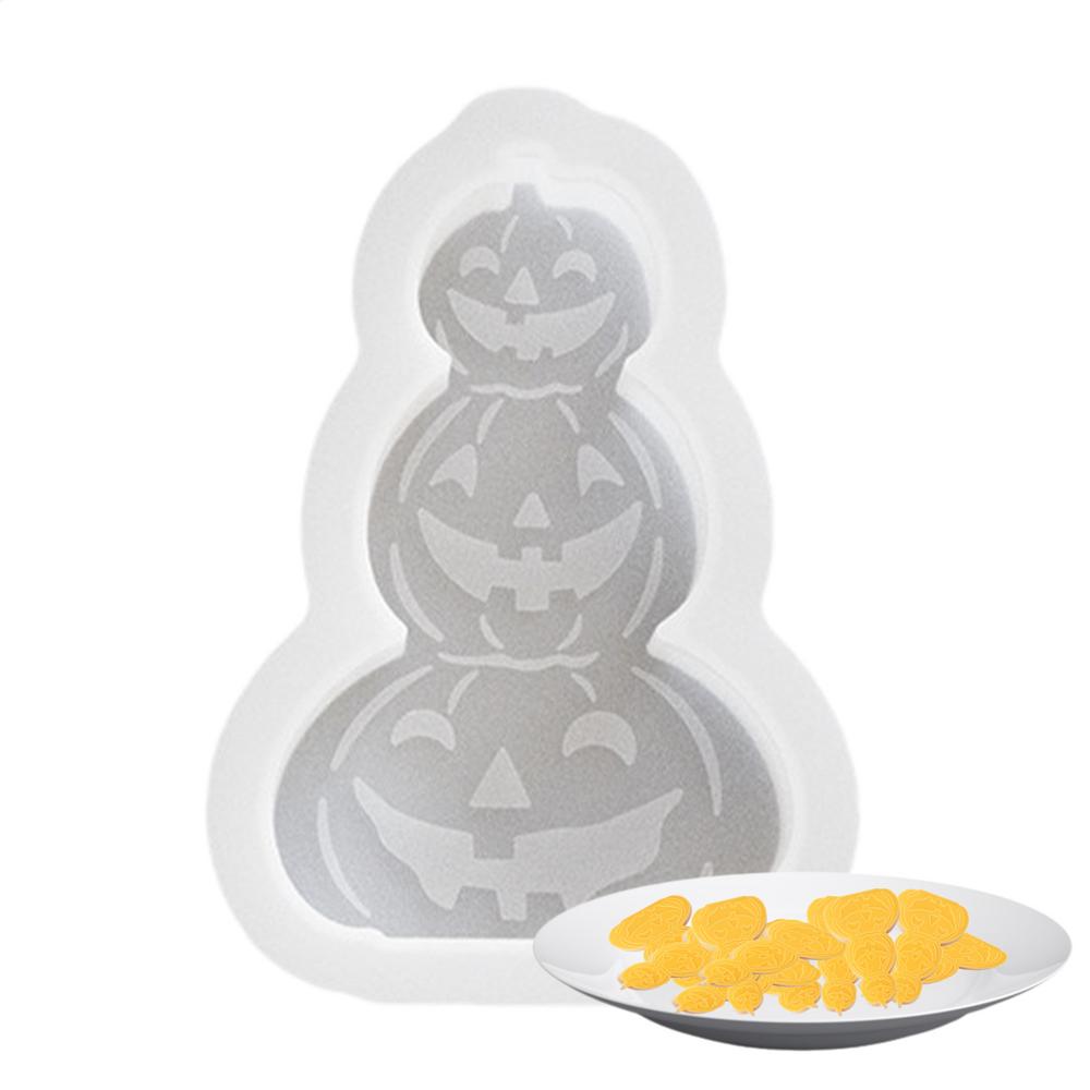 Halloween Silicone Molds Spooky Aromatherapy Moulds Cute Halloween Silicone Molds For Candle Aromatherapy Wax Plaster Soap Clay