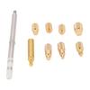 Heat Set Einsatz Kit M2 M3 M4 M5 M6 M8 Messing Rändelmutter für T65 SH72 SH73 Lötkolben