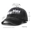 Retro New York Embroidered Snapback Hat Vintage Washed Baseball Caps Spring Autumn Adjustable Hip Hop Dad Hats For Men Women