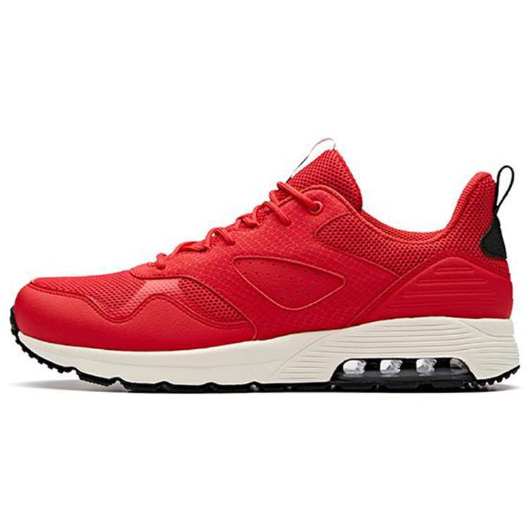 

New Anta Cushioning, Wear Resistant Low Top Casual Shoes Men s Red White Black 11917775-4 41