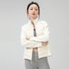 Womens Lightweight Down Jacket With Stand Collar 90% White Duck Quick-Dry Outdoor Yoga Coat Winter