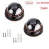 2-Pack Large Fake Surveillance Cameras for Outdoor Home Security