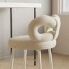 Modern Simple Dresser Chair Makeup Chair Minimalist Dressing Table Stool Light Luxury Manicure Butterfly Knot Backrest Chair