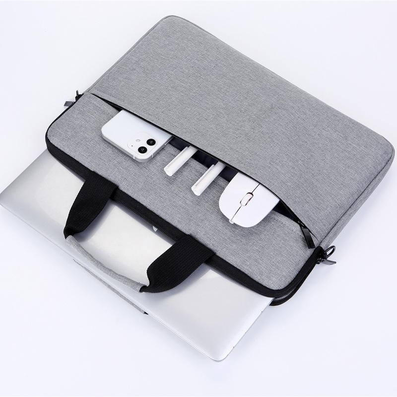 Fashionable Solid Color Laptop and iPad Handbag for Business Meetings