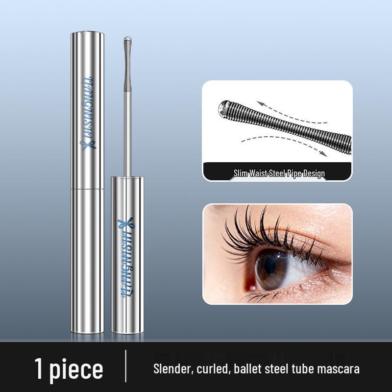 Liang Ni Shi Slim Lift Long-Curl Steel Tube Mascara – Smudge-proof, Waterproof, Sweat-proof