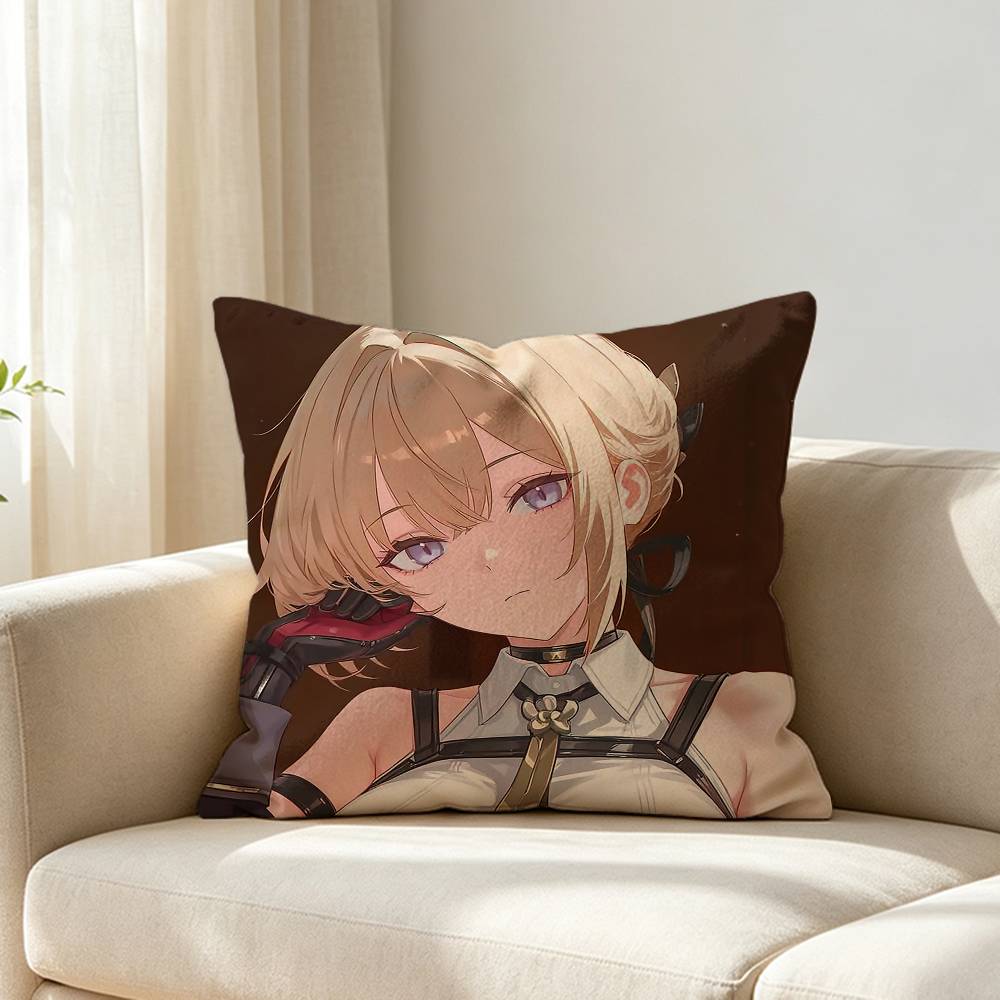 Zenless Zzz Eevelyn Custom Double Sided Print Square Pillow Cushion Cover