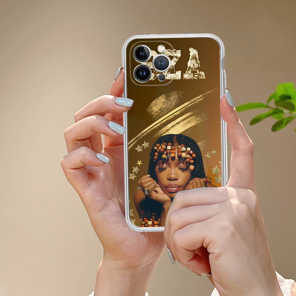 Star Singer S-Sza Phone Case For IPhone 17 16 15 Plus 14 13 Mini 12 11 Pro Max Soft Shell Cover