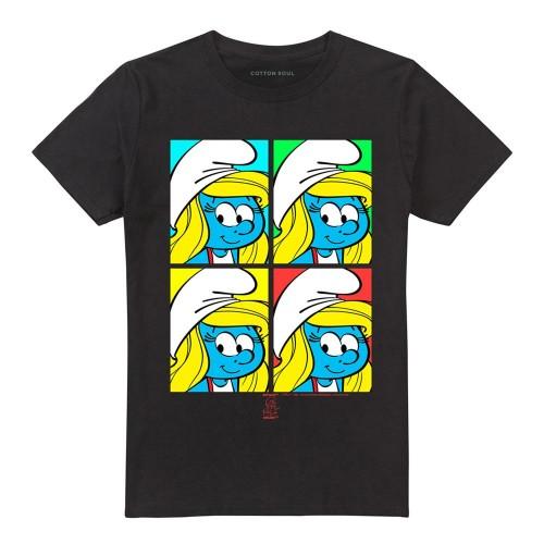 The Smurfs Unisex Adult Tiles T-Shirt