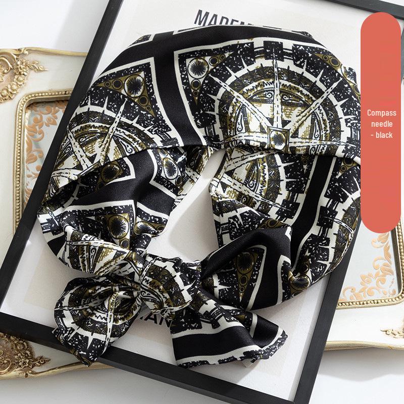 Korean Style Versatile Long Silk Ribbon Scarf