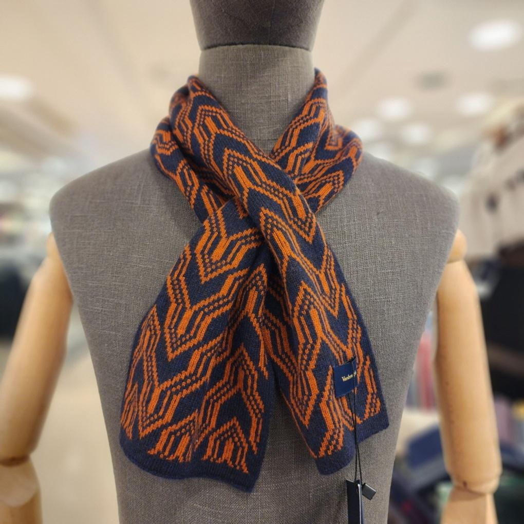 Renomago High Quality 100% Cashmere Benbru Petite Muffler BMFTM1-105-OR