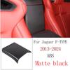 ABS Matte Black For Jaguar F-TYPE 2013-2024 Car Central Control Water Cup Panel Glass Lifting Frame Car Interior Accessories