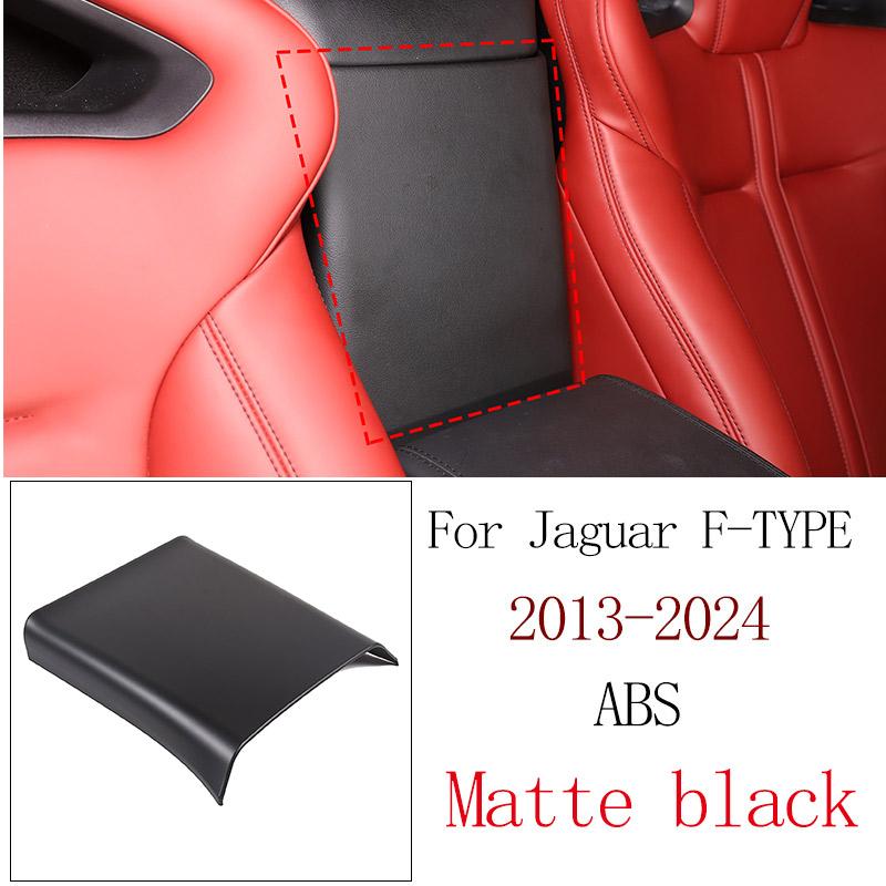 ABS Matte Black For Jaguar F-TYPE 2013-2024 Car Central Control Water Cup Panel Glass Lifting Frame Car Interior Accessories