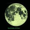 Adesivi Murali Stella e Luna Luminescenti per Camere di Bambini - Stelle Cadenti & Pois Decalcomanie Fluorescenti